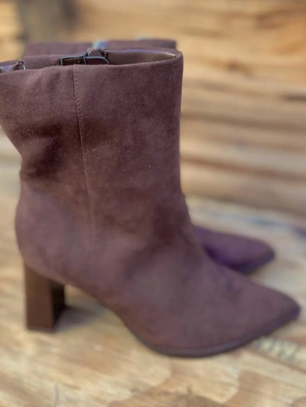 UNIVERSAL THREAD | NWT Brown Heeled Ankle Booties 8.5